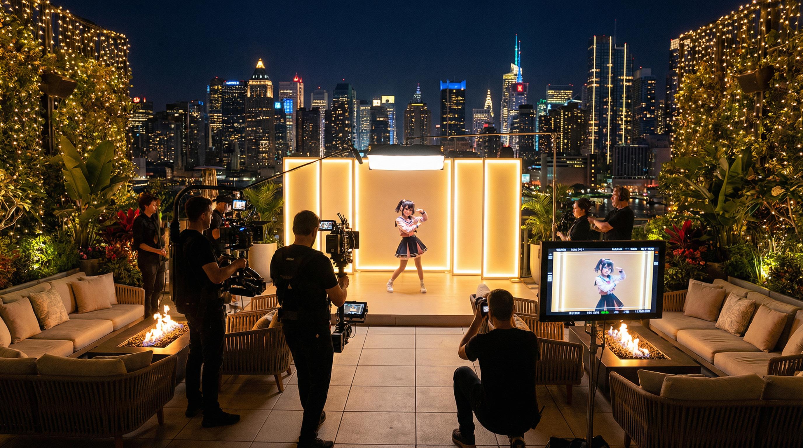 偷拍动漫MV拍摄